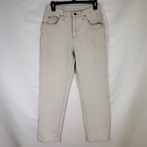 Vintage Lee Riders Off White Straight Leg Jeans 8P Western Grandmacore 90's